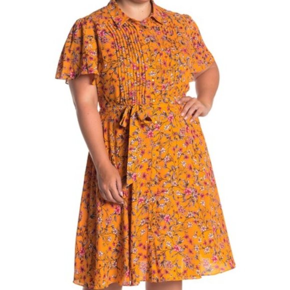 Nanette Lepore Dresses & Skirts - Nanette Lepore Floral Midi Dress